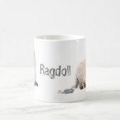 Ragdoll Kätzchen-Skizze-Tasse Kaffeetasse (Mittel)