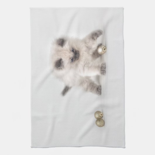 Ragdoll Kätzchen-Teetuch Geschirrtuch (Vertikal)