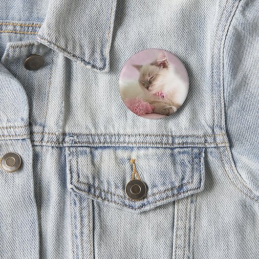 ragdoll Kätzchenknopf Button (Beispiel)
