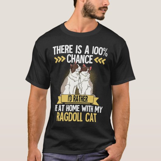 Ragdoll-Katze  1 T-Shirt (Vorderseite)