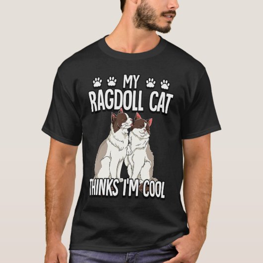 Ragdoll-Katze 9 T-Shirt (Vorderseite)