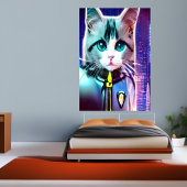 Ragdoll-Katze | AI Art Poster