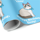 Ragdoll Katze Geschenkpapier (Rolleneckpunkt)