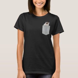 Ragdoll-Katze in deinem Pocket T-Shirt