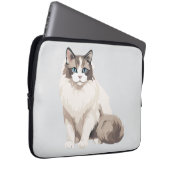 Ragdoll-Katze Laptopschutzhülle (Vorne Rechts)