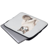 Ragdoll-Katze Laptopschutzhülle (Vorne Knopf)