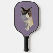 Ragdoll-Katze, Staubblau Pickleball Schläger (Rückseite)