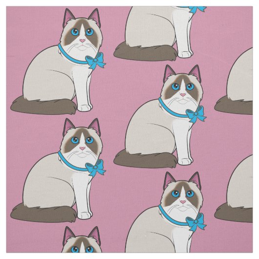 Ragdoll Katze Stoff (Muster)