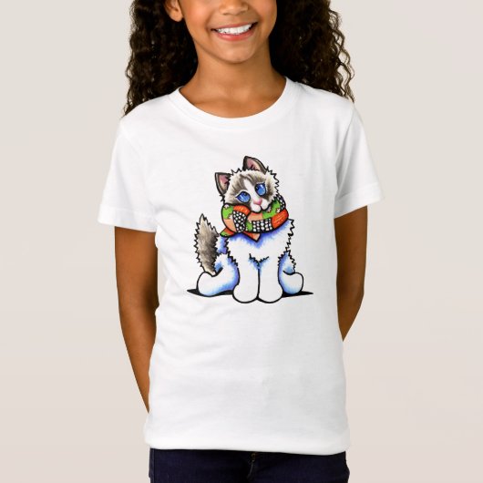 Ragdoll-Katze T-Shirt (Vorderseite)