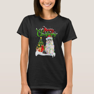 Ragdoll-Katze Weihnachtsdekorationen Santa Ragdol T-Shirt