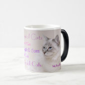 Ragdoll Katzen-GetränkeTasse Verwandlungstasse (VorderseiteRechts)