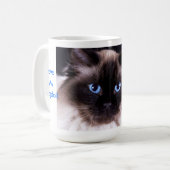 Ragdoll Katzen-Kaffee-Tasse Kaffeetasse (Vorderseite Links)