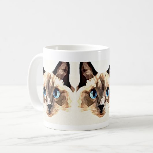 Ragdoll Katzen-Tasse Kaffeetasse (Vorderseite Links)