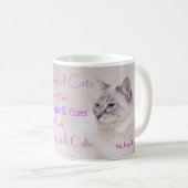 Ragdoll Katzen-Tasse Kaffeetasse (VorderseiteRechts)