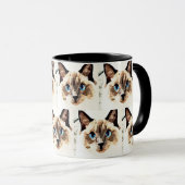 Ragdoll Katzen-Tasse Tasse (VorderseiteRechts)