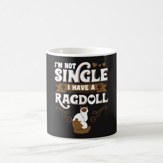 Ragdoll Katzen-Zitate Kaffeetasse (Mittel)