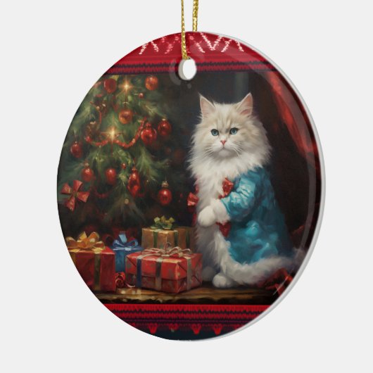 Ragdoll Keramik Ornament (Links)