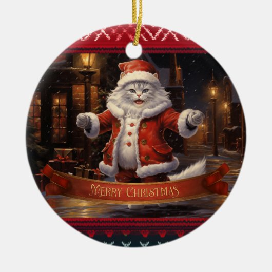Ragdoll Keramik Ornament (Vorne)