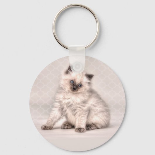 Ragdoll Keyring Schlüsselanhänger (Vorderseite)
