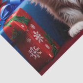 Ragdoll Kitten Christmas Present Seidenpapier (Detail)