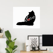 Ragdoll Liebe Poster (Heimbüro)