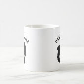 Ragdoll Mama Cat Silhouette Personalized Name Kaffeetasse (Mittel)