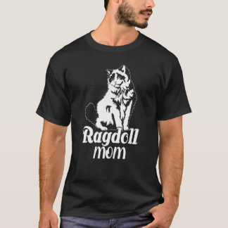 Ragdoll Mama Cat Women Girls Lady Haustier Niedlic T-Shirt