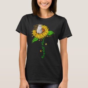Ragdoll Mama Niedliche Katze Auf Sonnenblumenpaws T-Shirt