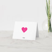 Ragdoll Miezekatze Karte (Rückseite)