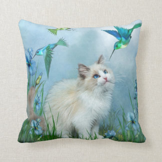 Ragdoll Miezekatze-und Kissen