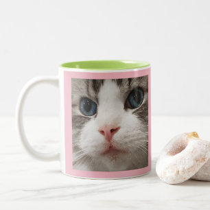 Ragdoll Miezekatze Zweifarbige Tasse