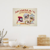 Ragdoll Mommas Helferin Prints Poster (Küche)