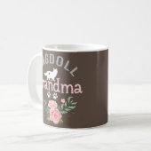 Ragdoll Oma Geschenke für Frauen Niedliches Katzen Kaffeetasse (Vorderseite Links)