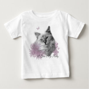 Ragdoll personalisiertes Babyt-shirt Baby T-shirt