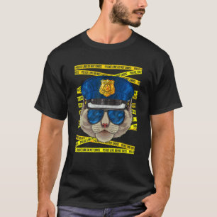 Ragdoll-Polizist Polizist Polizeikatze T-Shirt