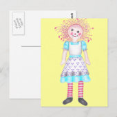 Ragdoll Postkarte (Vorne/Hinten)