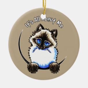 Ragdoll Ragamuffin, der ganz ungefähr ich sein ist Keramikornament