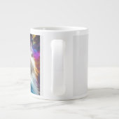 Ragdoll-Rasse des Hintergrunds der Katzenkolbenexp Jumbo-Tasse (Rückseite)