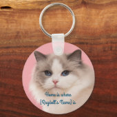 Ragdoll Schlüsselanhänger (Vorderseite)