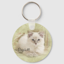 Ragdoll Schlüsselanhänger grün