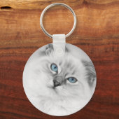 Ragdoll-Schlüsselanhänger Schlüsselanhänger (Vorderseite)