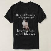 Ragdoll Shirt Antidepressiv Ragdoll Cat Tee Shirt (Design vorne)