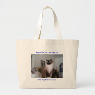 Ragdoll Siegel Mitted Jumbo Stoffbeutel