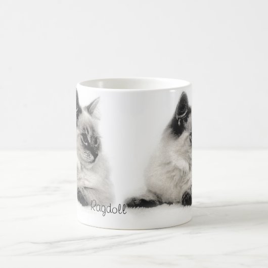ragdoll Skizze-Tasse Kaffeetasse (Mittel)