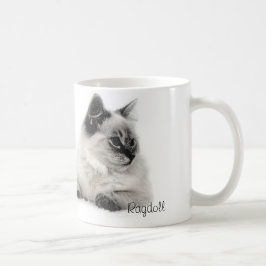 ragdoll Skizze-Tasse Kaffeetasse