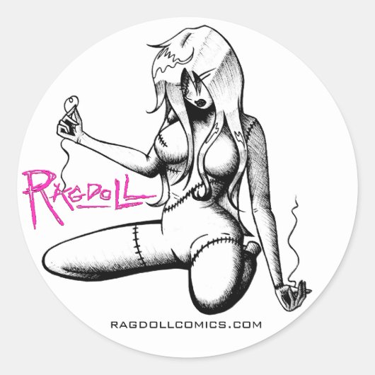 Ragdoll Sticker (Vorderseite)
