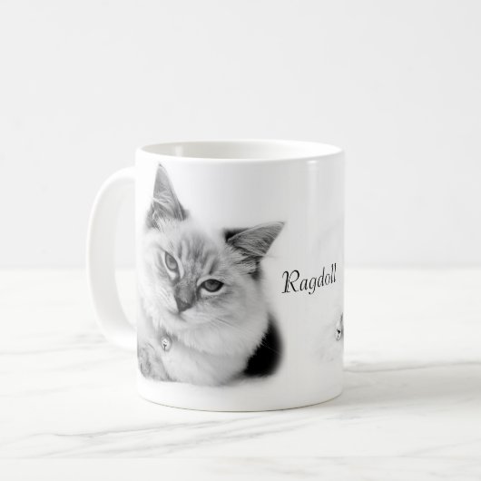 Ragdoll Tasse (Vorderseite Links)
