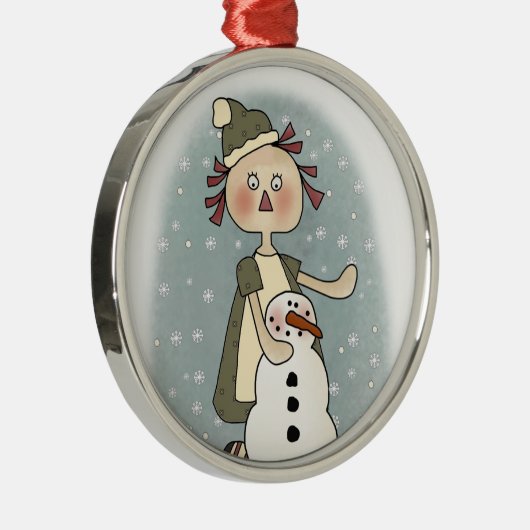 Ragdoll und Snowman Ornament (Rechts)