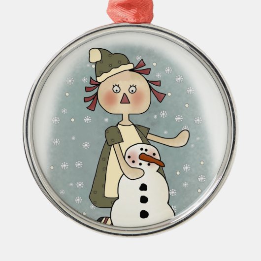 Ragdoll und Snowman Ornament (Vorne)