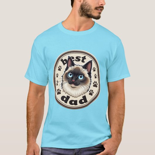 Ragdoll Vater T-Shirt (Vorderseite)